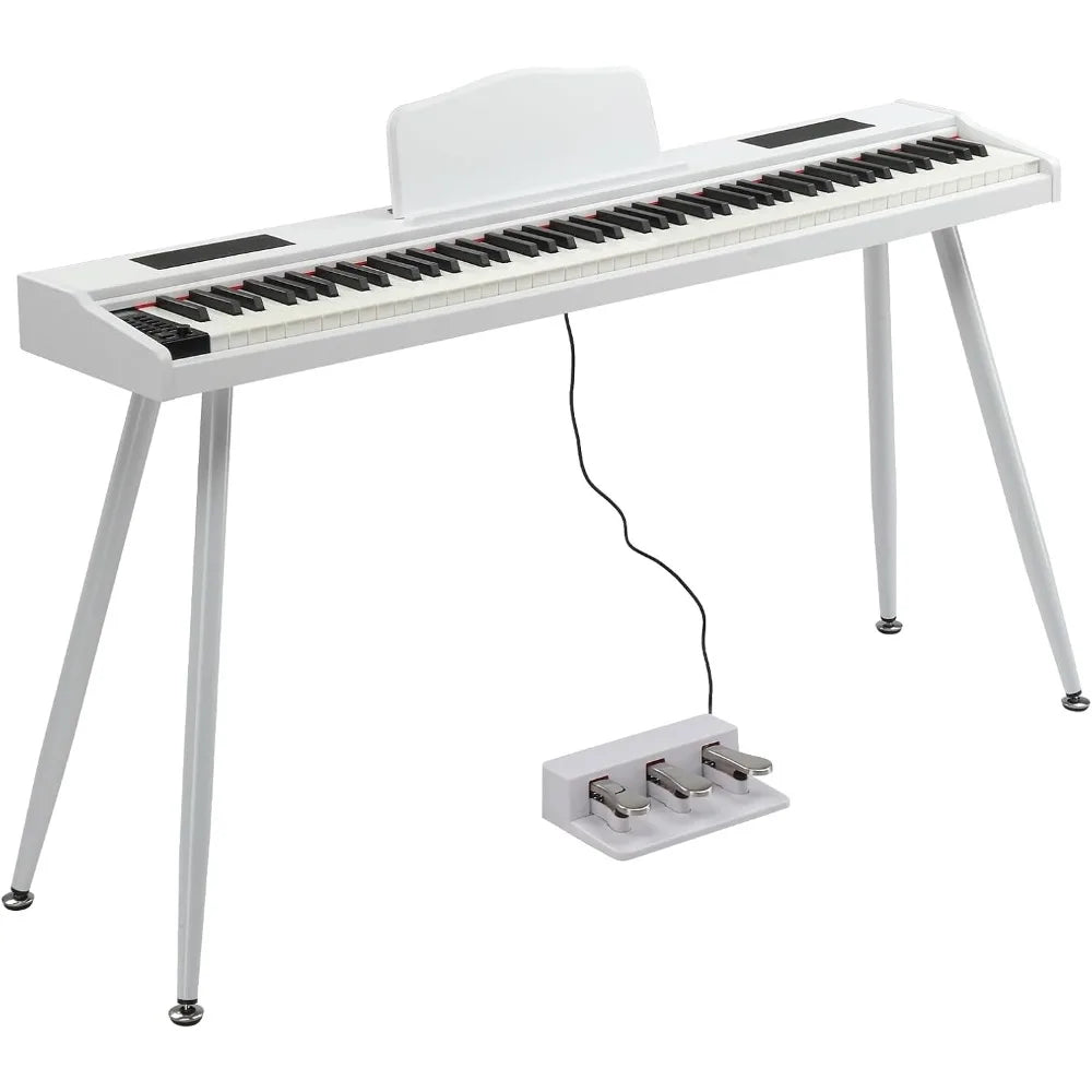 88-Key Digital Piano with Stand & Pedals