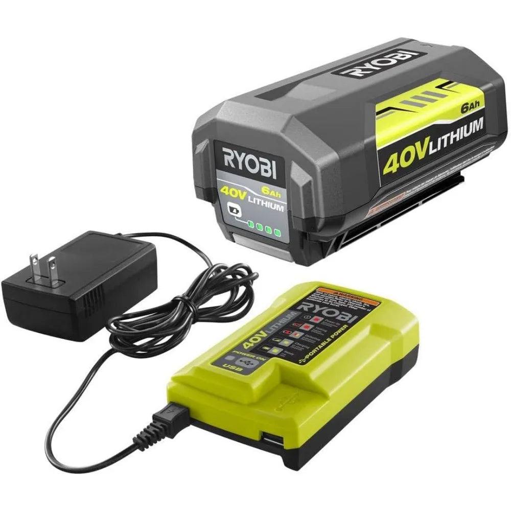 Ryobi 40V Cordless Quiet Lawn Mower (20")