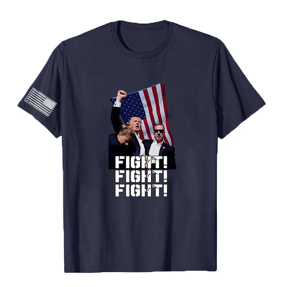 Trump Shot Assassination Attempt T-Shirt Picture #Trump2024 New For Unisex Adult