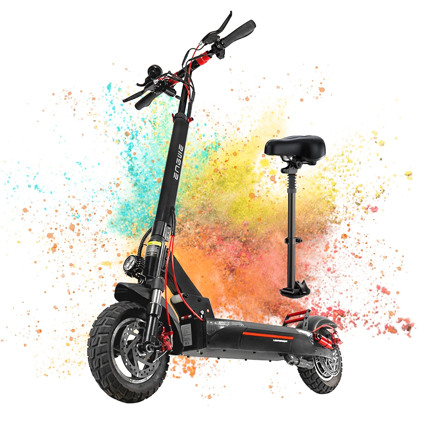 ENGWE 830W Folding Electric Scooter – 43.5 Mile Range, 28mph