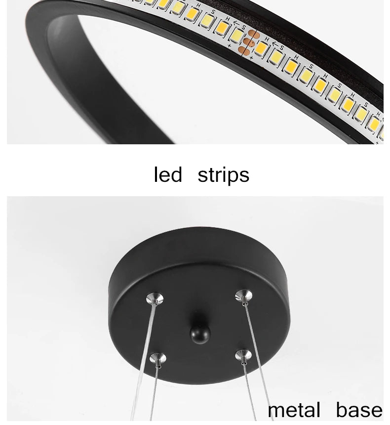 Nordic Minimalist LED Pendant Light for Dining Room