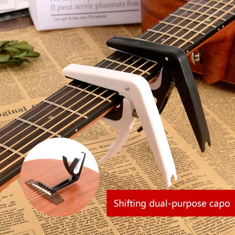 Music Alloy Tune Guitar Tuner Clamp Key Trigger Capo