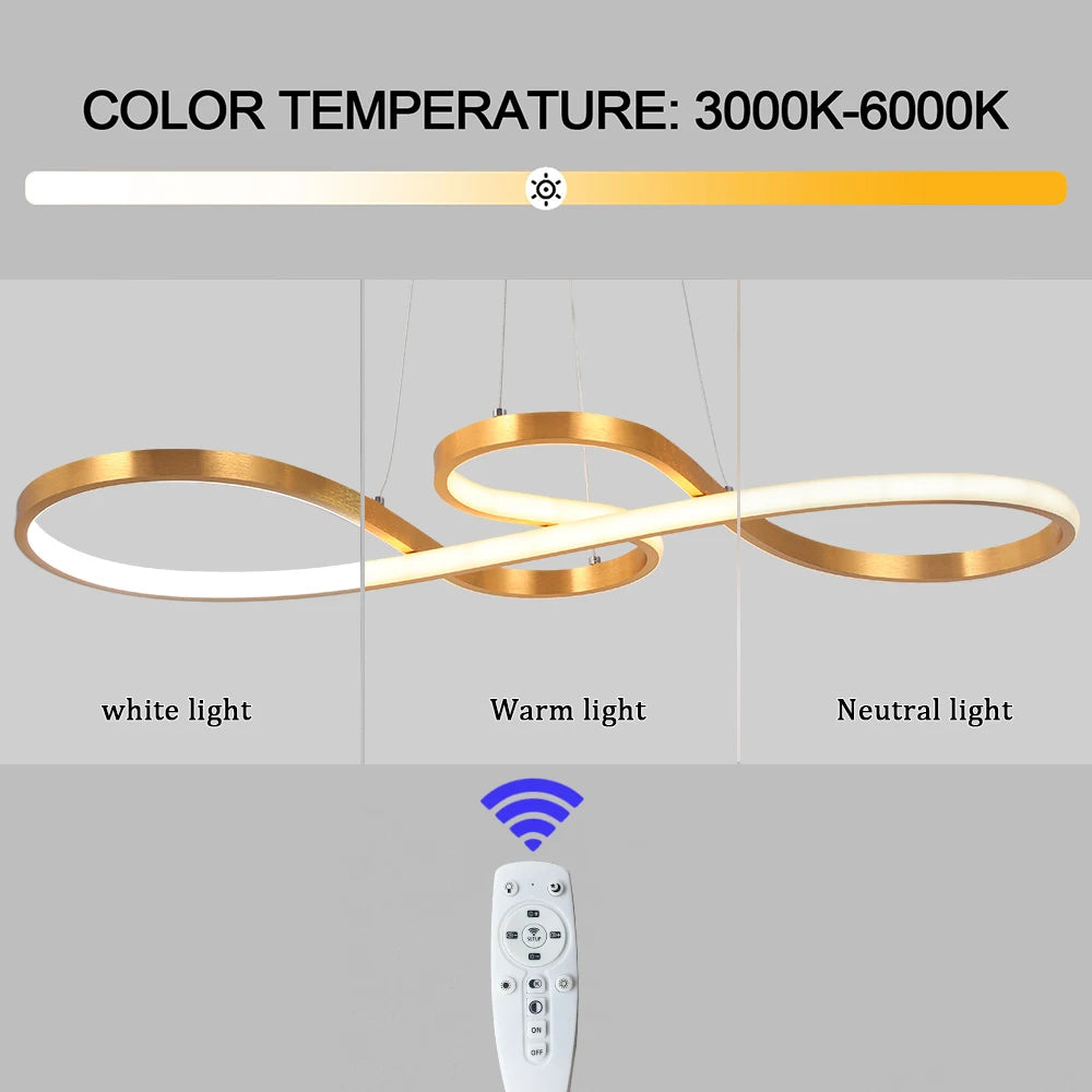 Nordic Minimalist LED Pendant Light for Dining Room