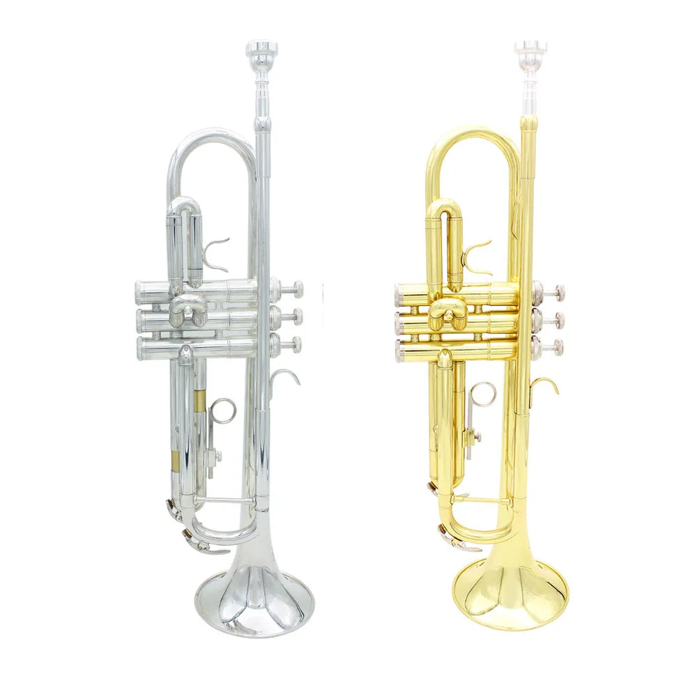 Trumpet Bb B Flat with Mouthpiece Gloves