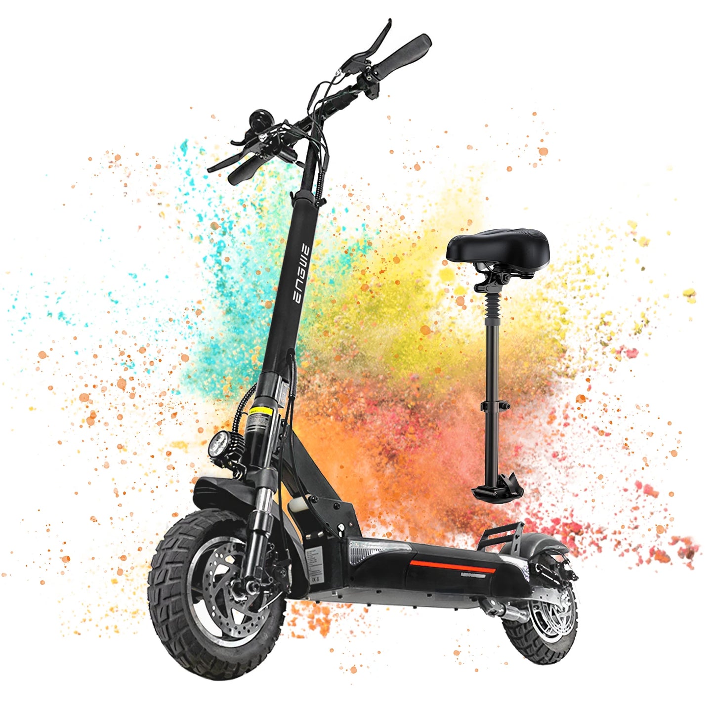 ENGWE 830W Folding Electric Scooter – 43.5 Mile Range, 28mph