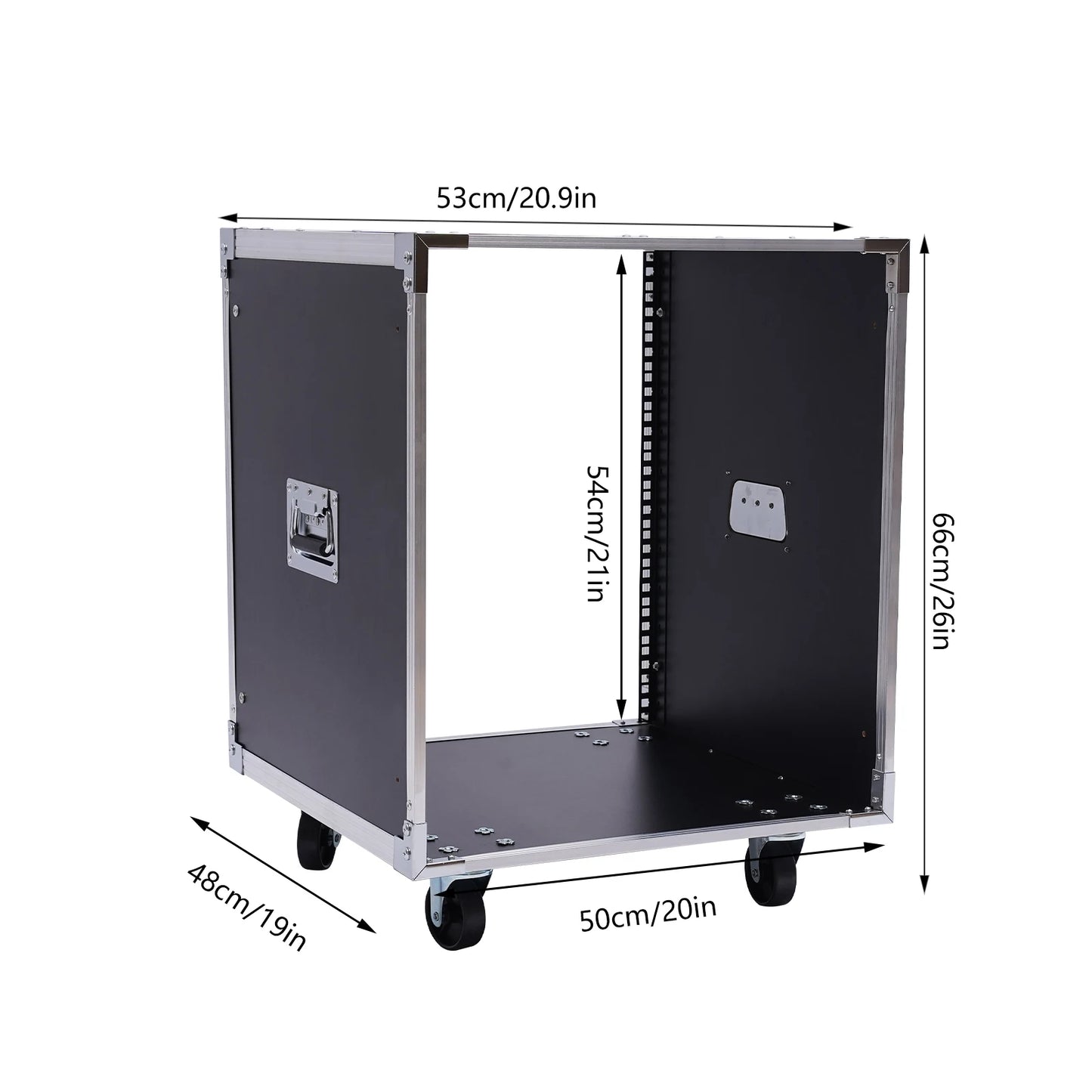 12U Rolling Network & Equipment Rack