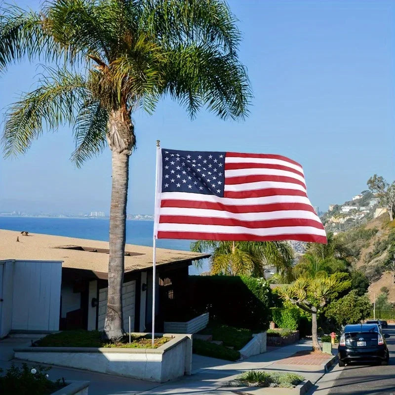 Heavy Duty American Flag – Embroidered Stars & Brass Grommets