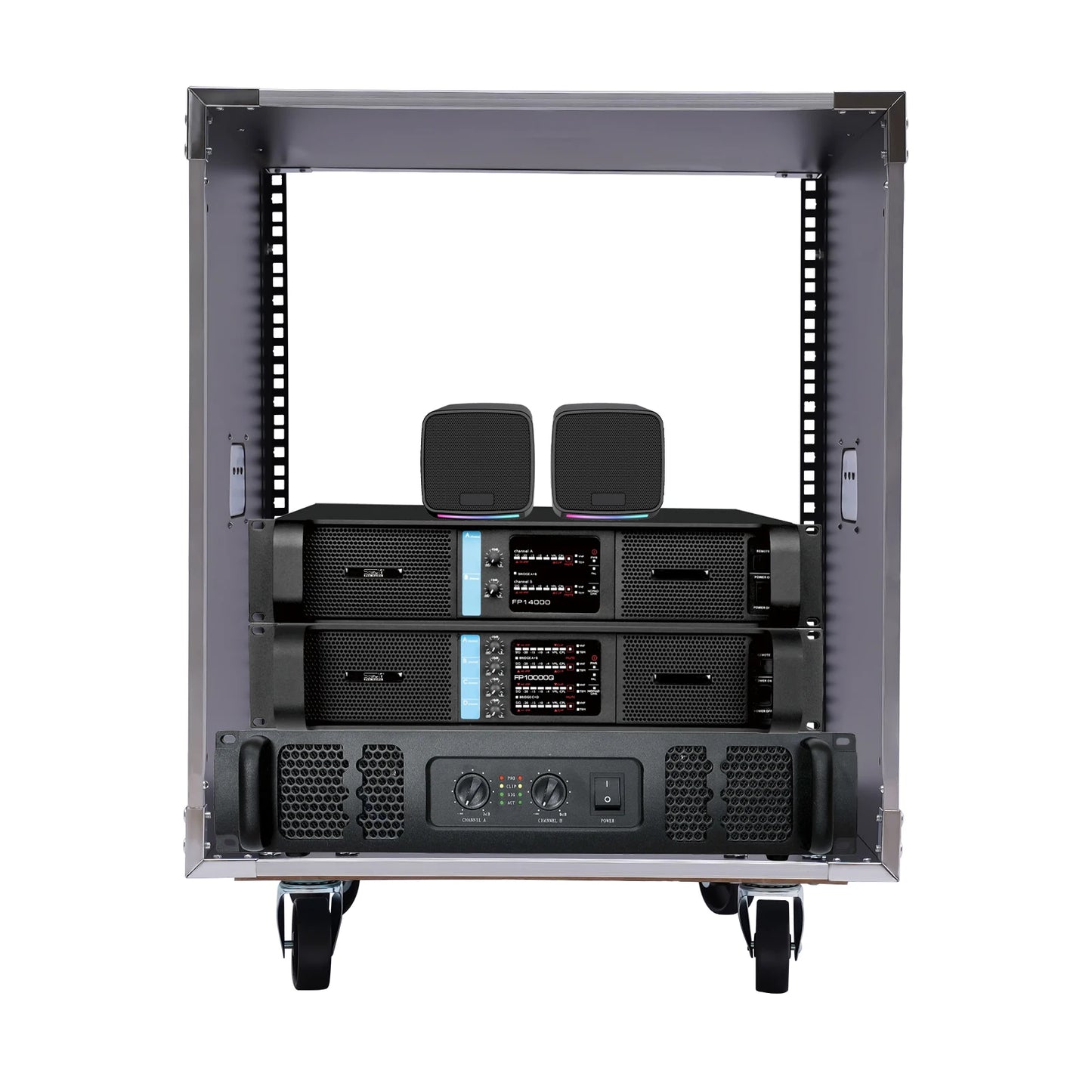 12U Rolling Network & Equipment Rack