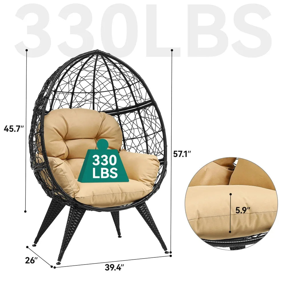 2024 New Egg Chair Wicker Outdoor or Indoor