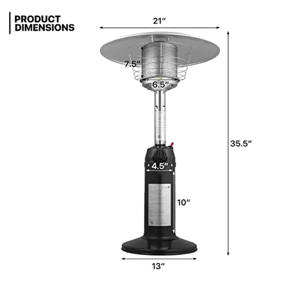 Outdoor Propane Patio Heater 11000 BTU