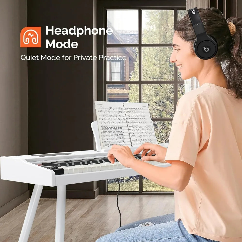 88-Key Digital Piano with Stand & Pedals