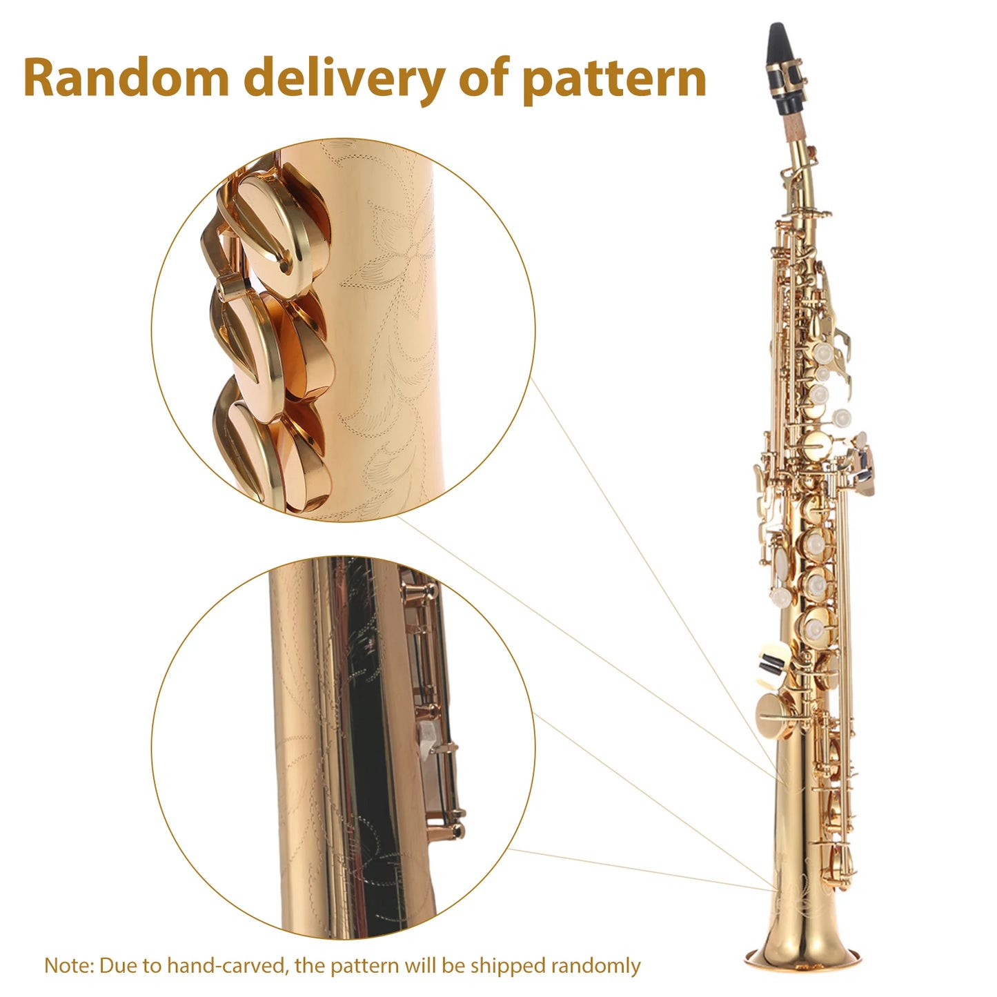 Soprano Bb Saxophone with Carrying Case