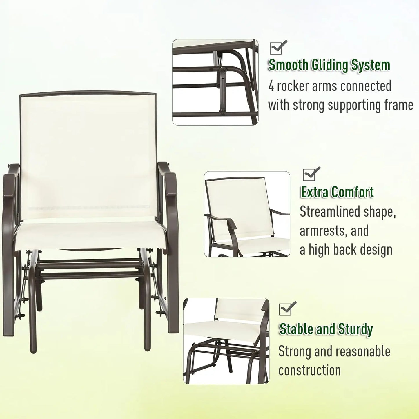 Glider Bistro Set
